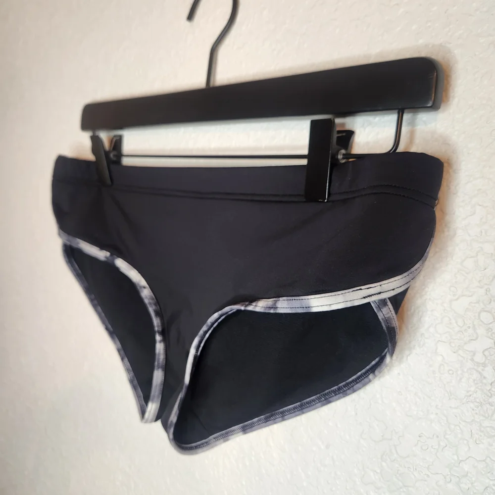 TYR Black Women's Swim Bottoms with Gray Trim